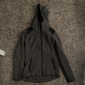 Athleta Women's Charcoal Hooded Ski Jacket